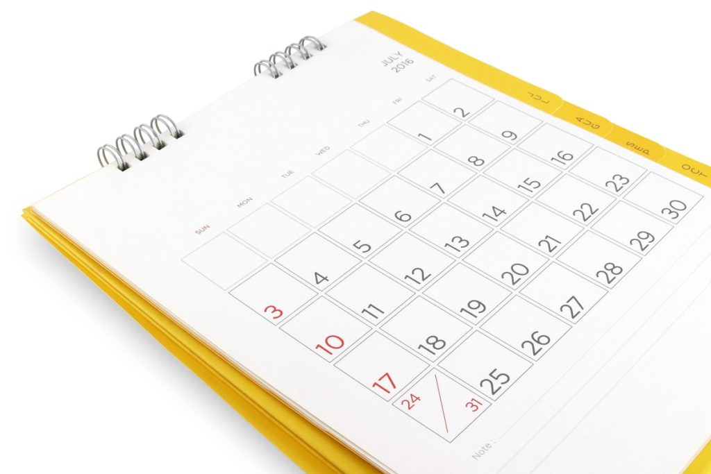 custom calendar example with binding