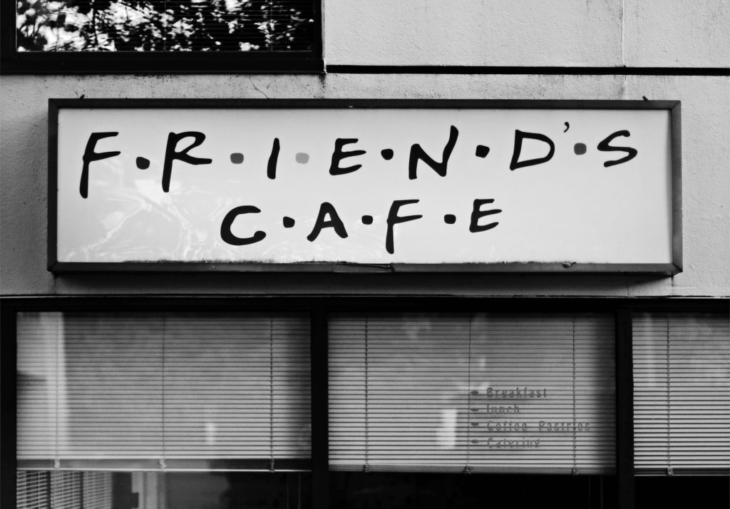 Friend's Cafe sign