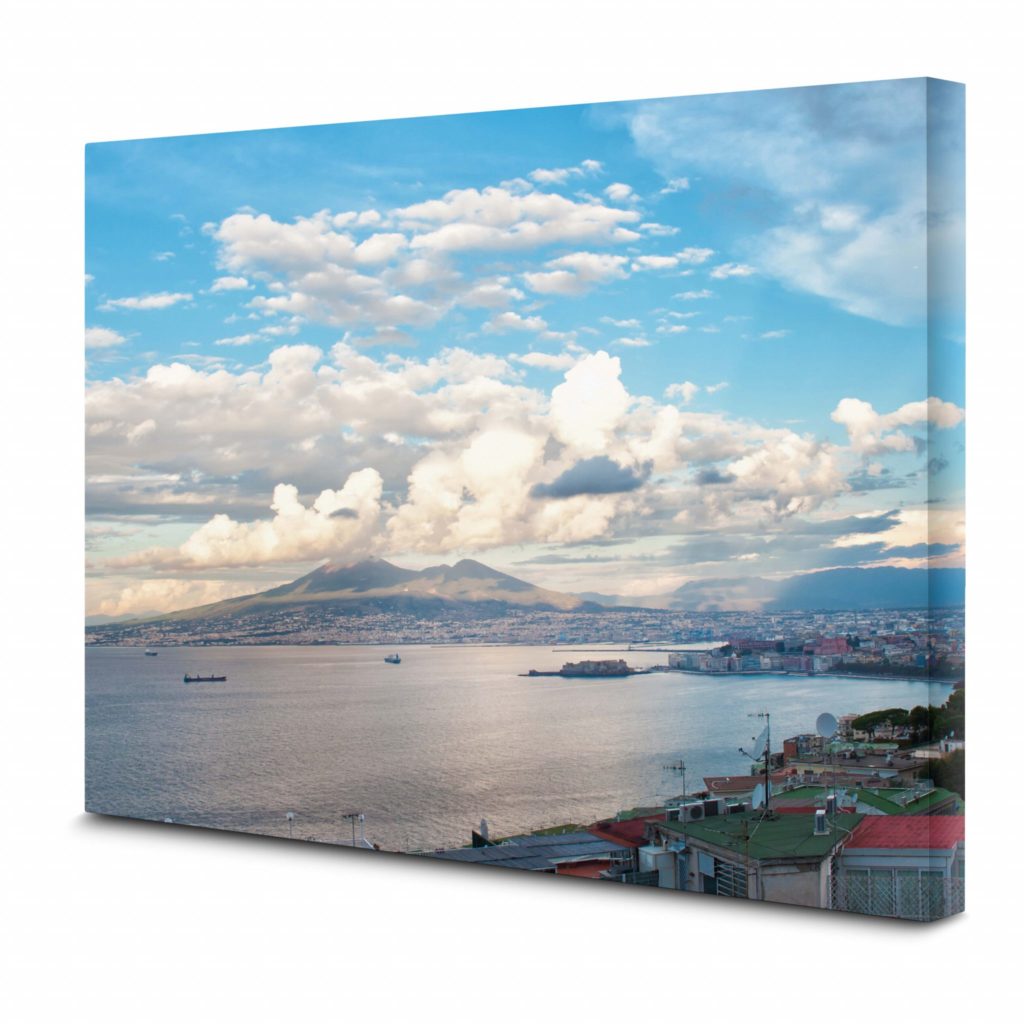 canvas wrap example with photo of a beach