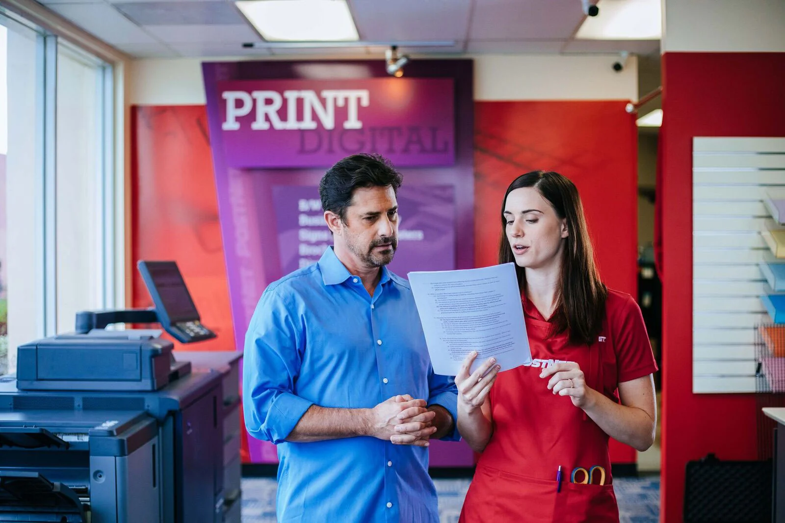 Customer and PostNet Employee