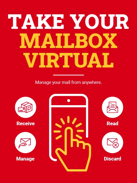 Take your mailbox virtual: Receives, Manage, Read, Discard