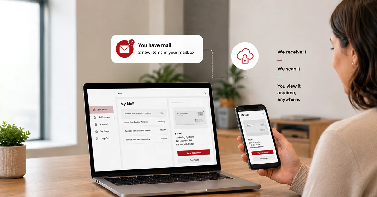 Safe virtual mailbox management during summer travel.