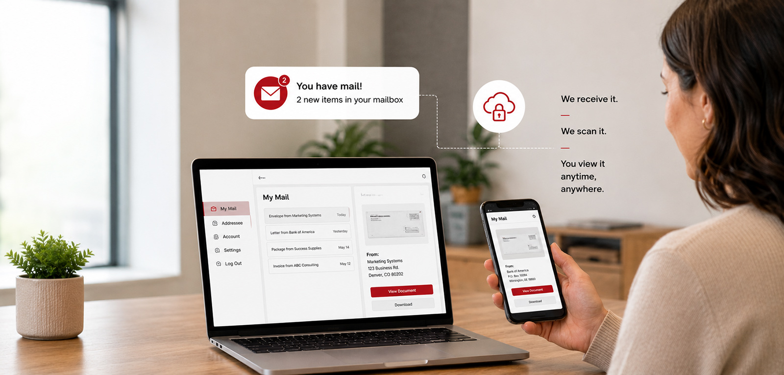 Get a Virtual Mailbox during summer travel